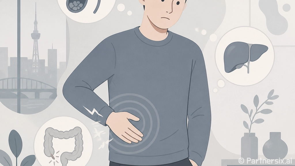 오른쪽 옆구리 통증…
