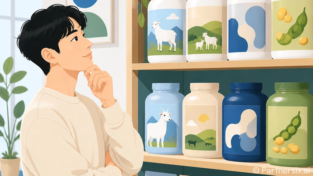 산양유단백질 고르는…