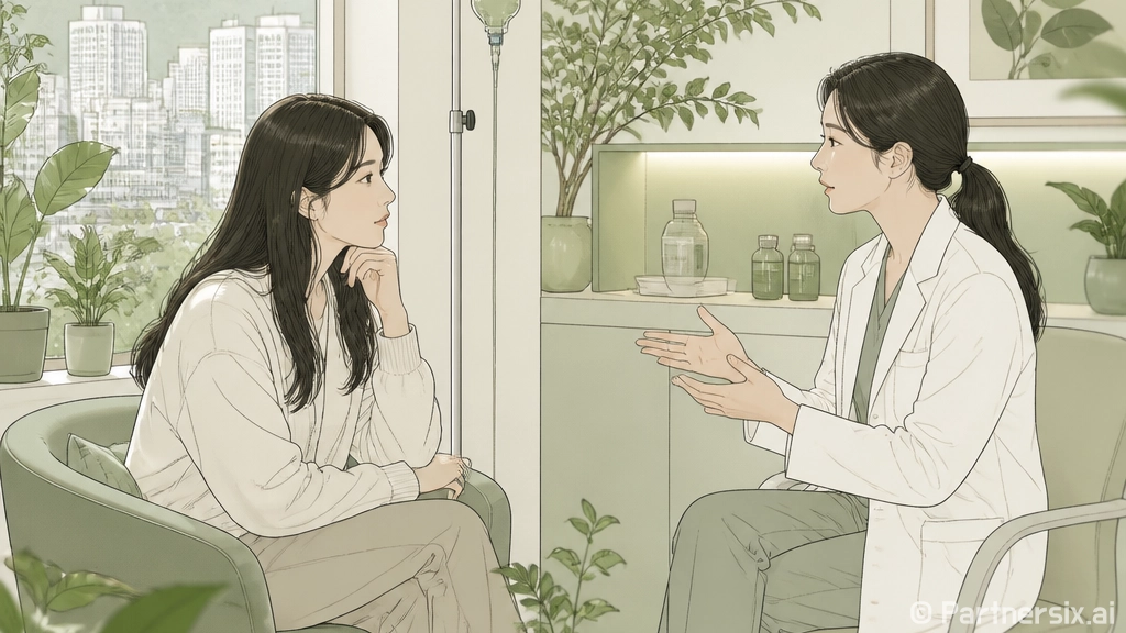 영양수액 맞기 전에…