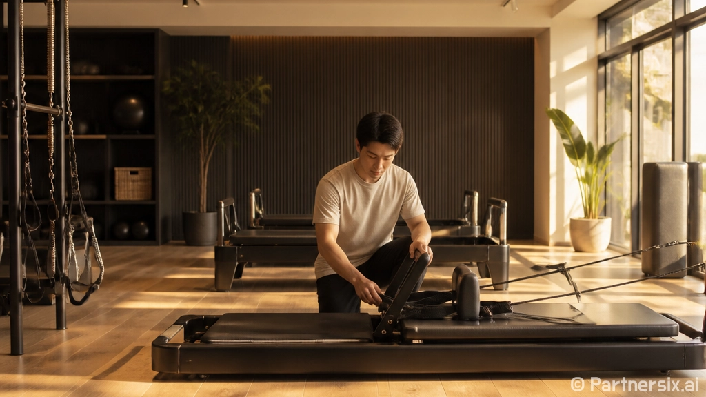 필라테스 처음 시작…