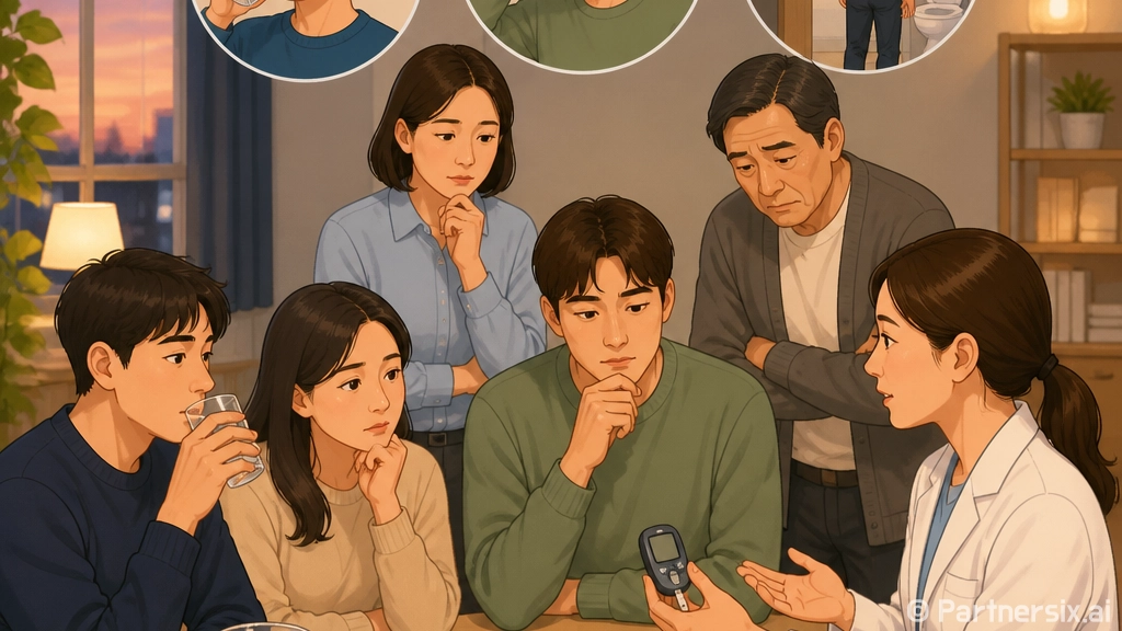 당뇨초기증상 의심될 때 확인하는 방법, 놓치기 쉬운 신호부터 검사까지