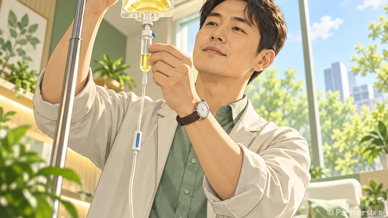 영양수액 맞기 전 …