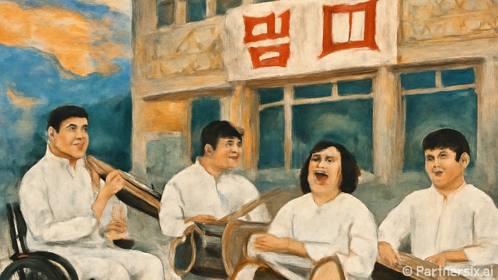 장애인 사물놀이패 땀띠, 인천서 감동의 무대