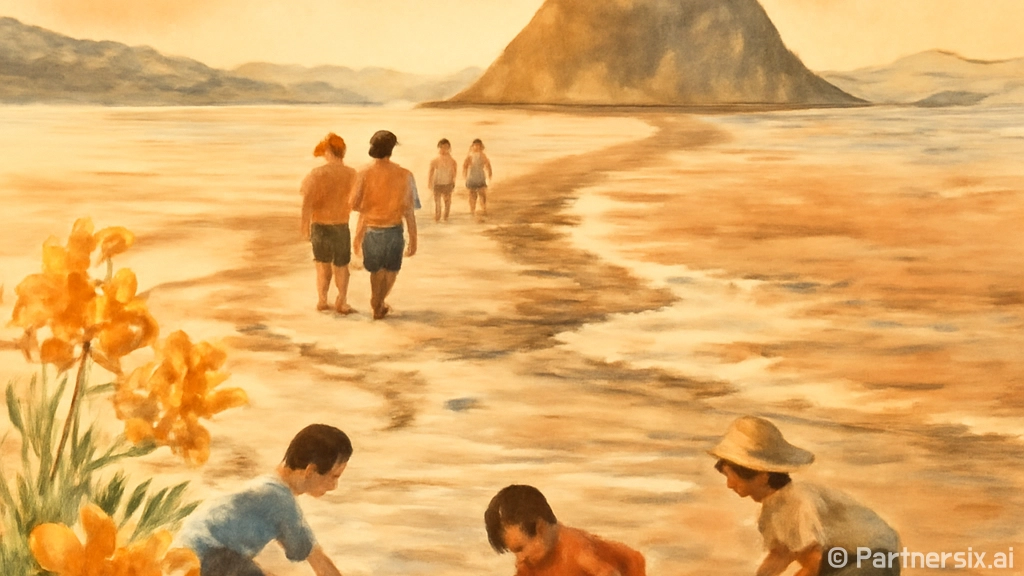 선재도 목섬, 바닷…