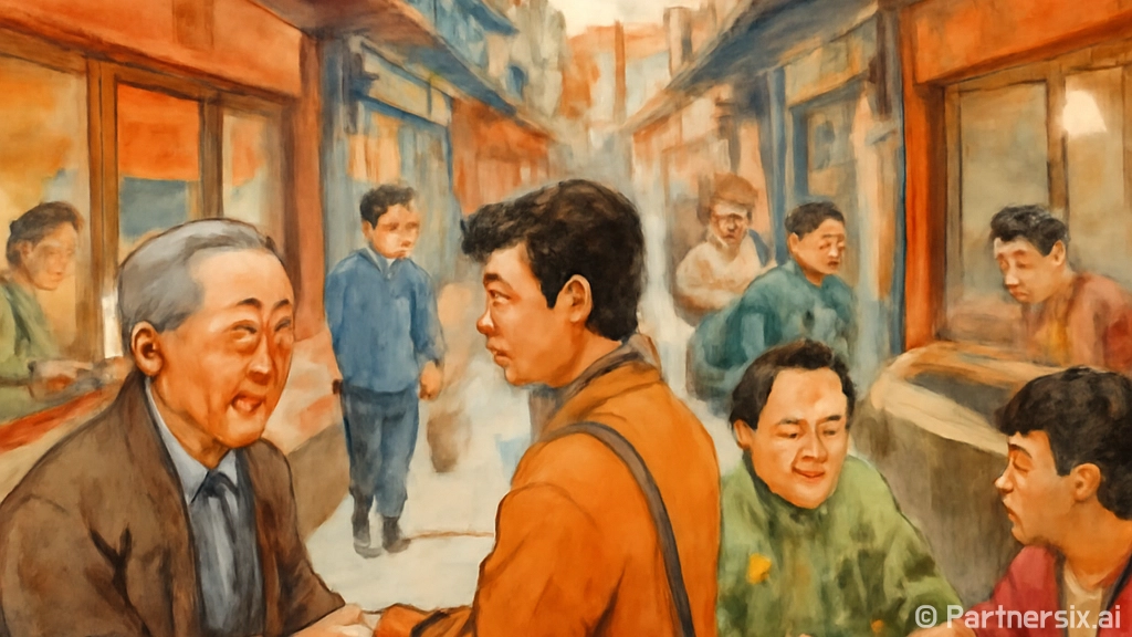 따끈한 순대국밥과 …