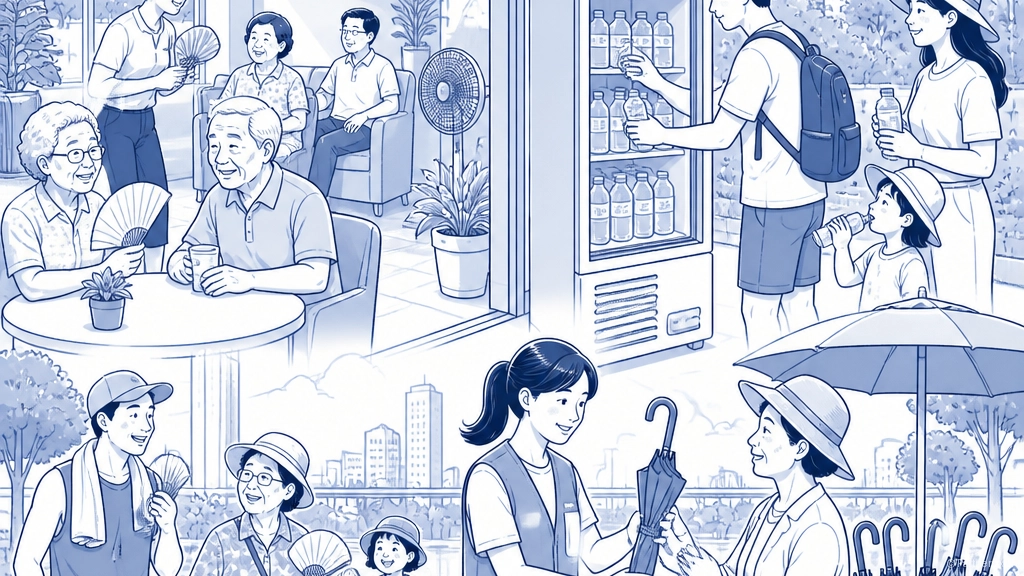 서해구, 폭염 대응 생수·양산 무료 제공