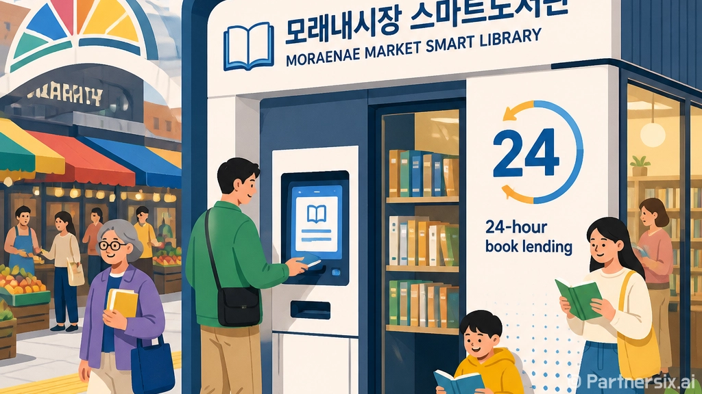24시간 열려있는 모래내시장 스마트도서관 체험기