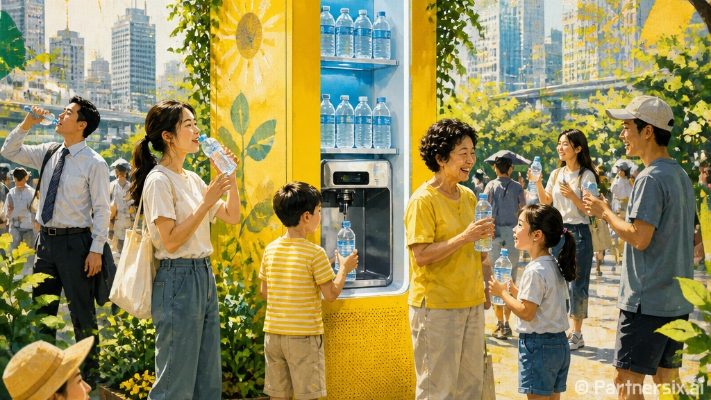미추홀구 생수 나눔 냉장고, 무더위 속 시원한 쉼터