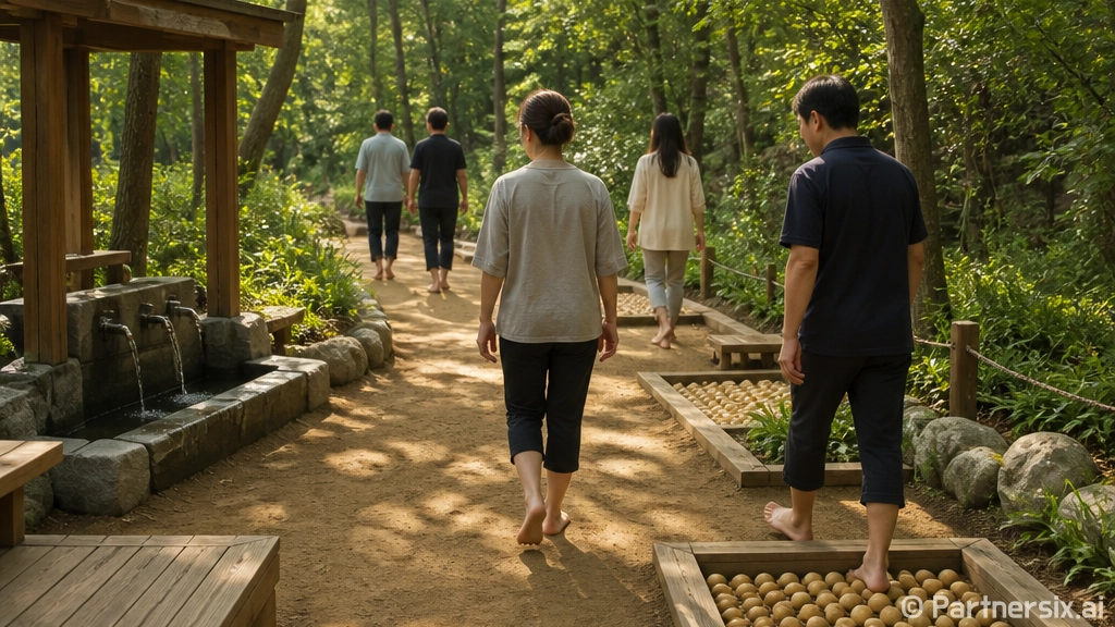 남동산단 논현1녹지 맨발 산책로 개방