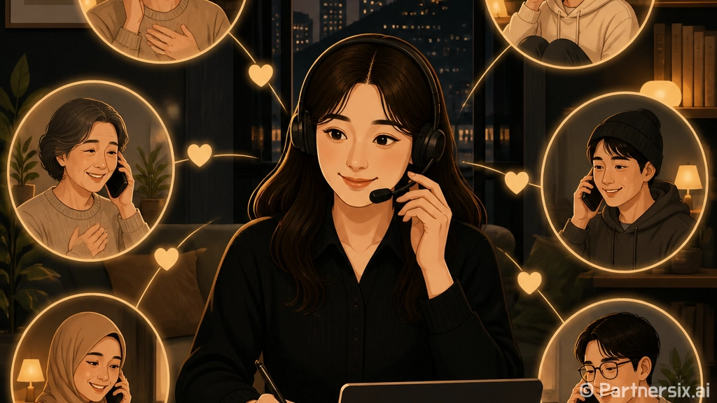 24시간 외로움 상담콜, 언제든지 당신 곁에