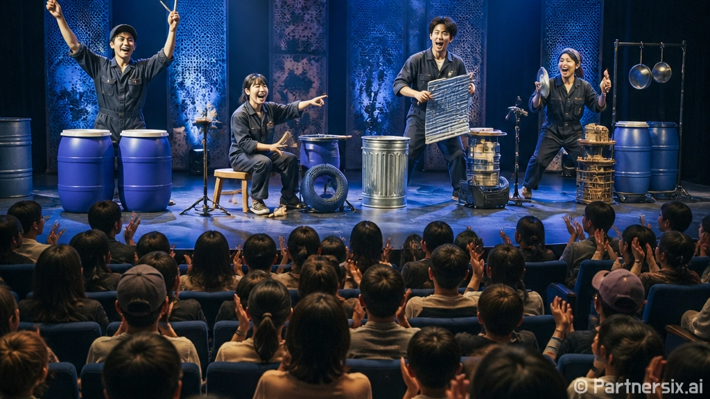 아이들과 함께한 비…