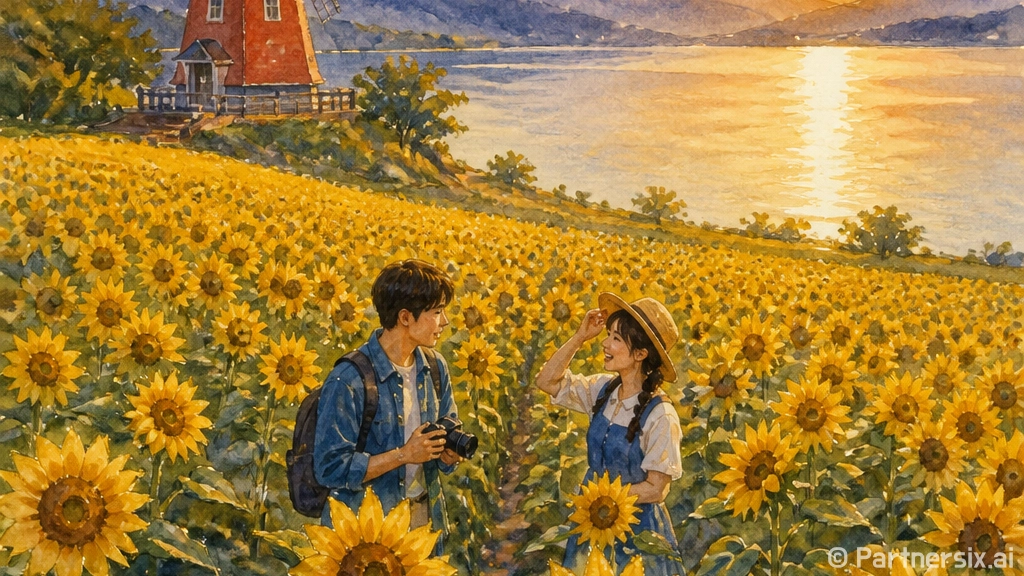 강화도 난정리 해바라기 축제, 황금빛 물결의 향연