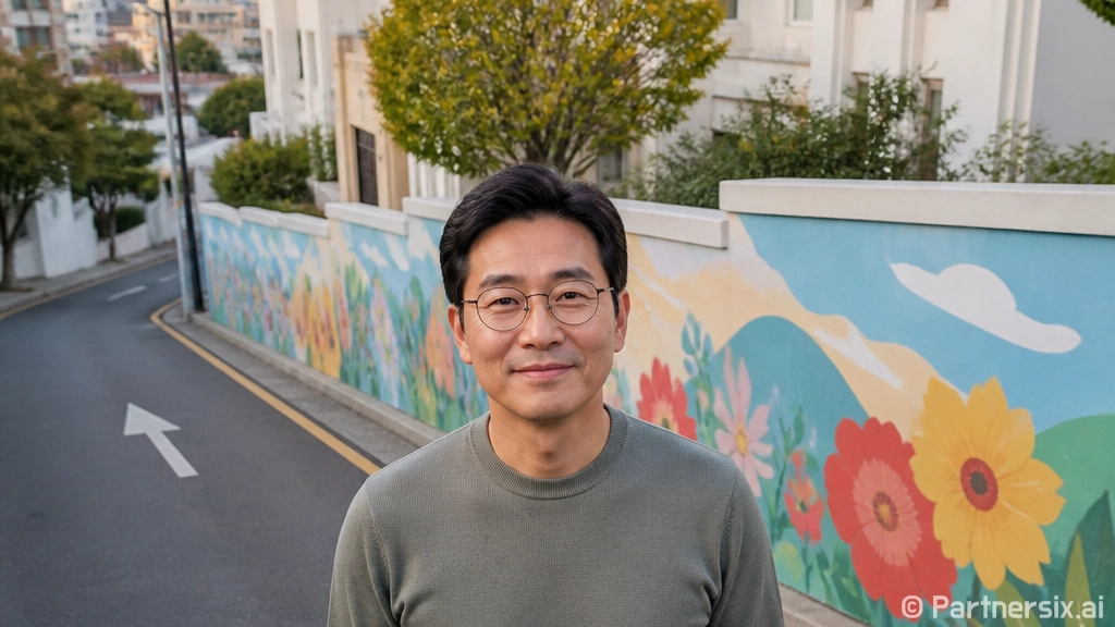 만수북초 옹벽, 주민과 함께 밝은 벽화로 변신