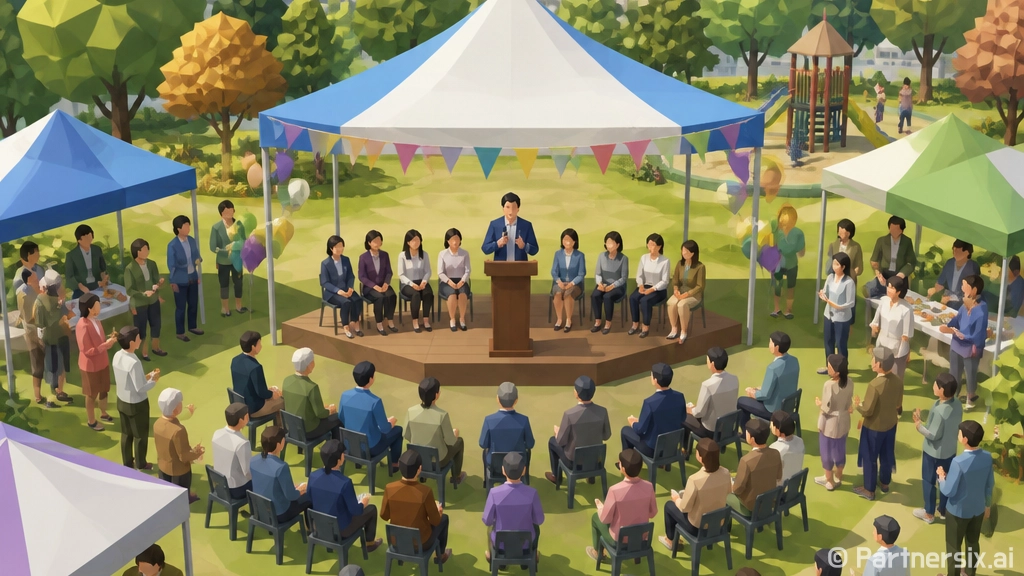 효성2동 주민총회와 축제 현장 풍경