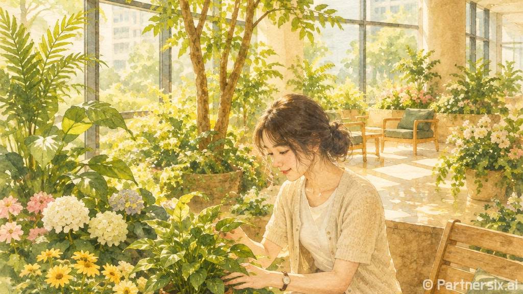 작은 천리포수목원, 센텀하이브에 쉼터로 탄생