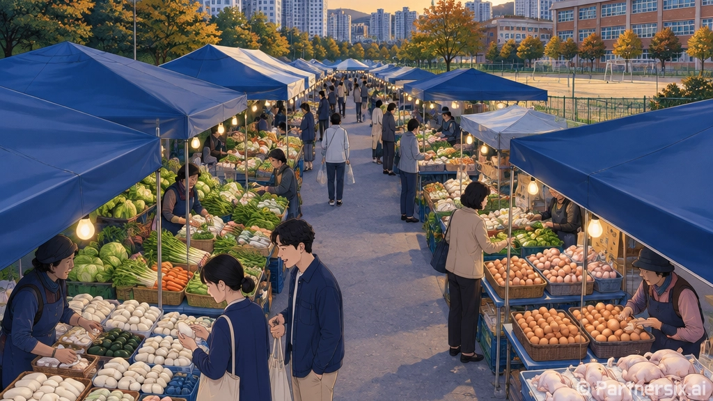 연수구 옥련시장 추석 장보기 현장