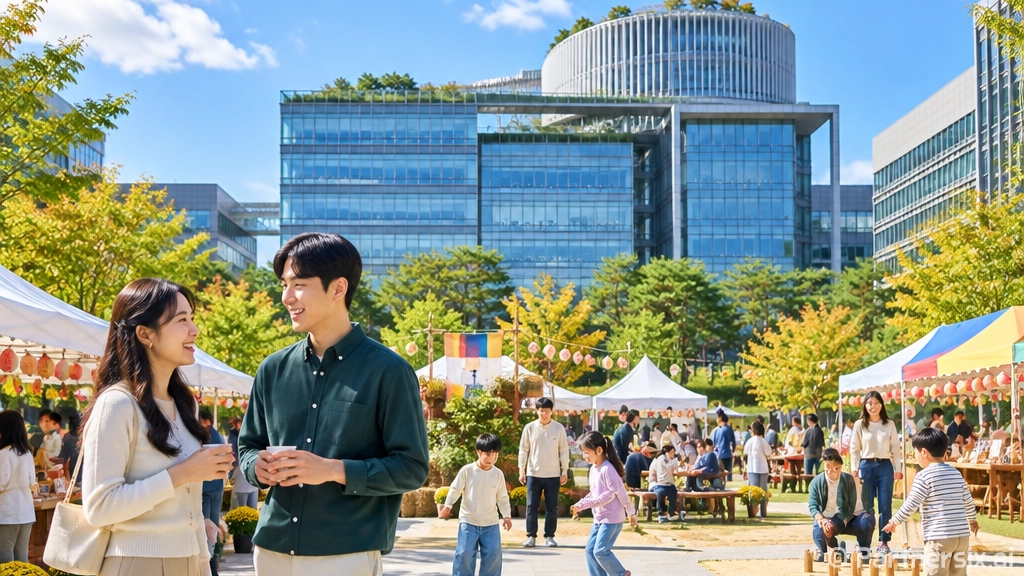 인천 U1 센터 한가위 어울림 축제 현장
