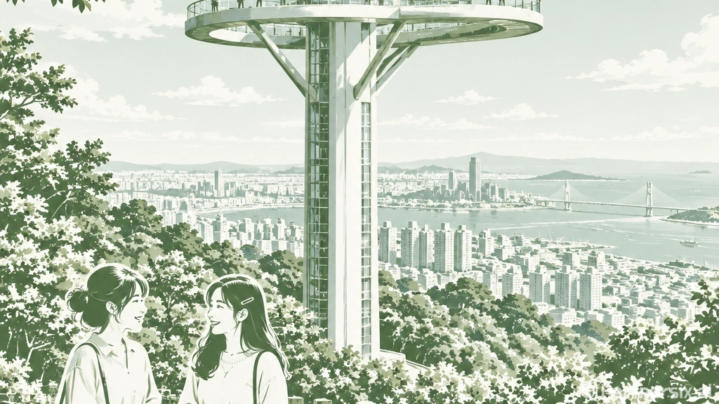 인천 수봉공원 스카이워크, 360도 전망 명소