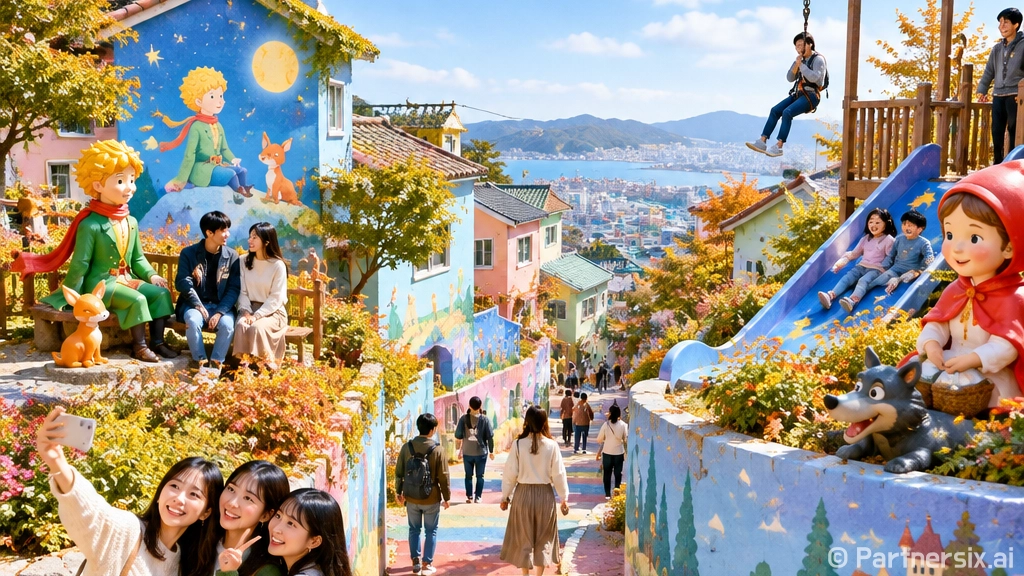 인천 송월동 동화마을 아이와 함께 즐기기
