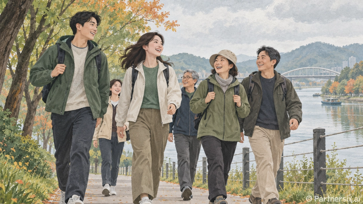 가을 아라뱃길 5km 걷기