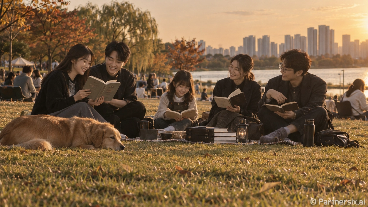 책으로 물든 청라의 가을