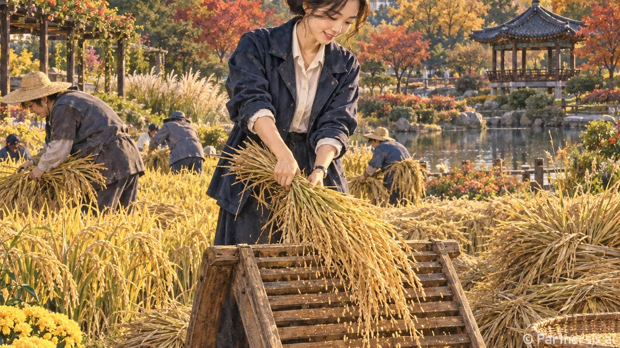 도심 논에서 만나는 가을