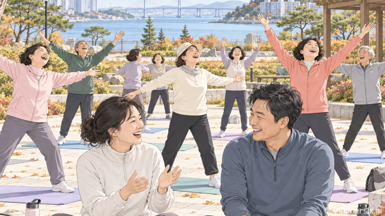 웃음으로 여는 건강한 아침