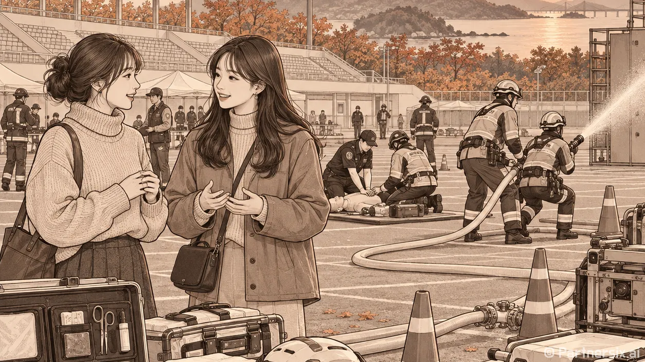 옹진군 지진화재 실전훈련
