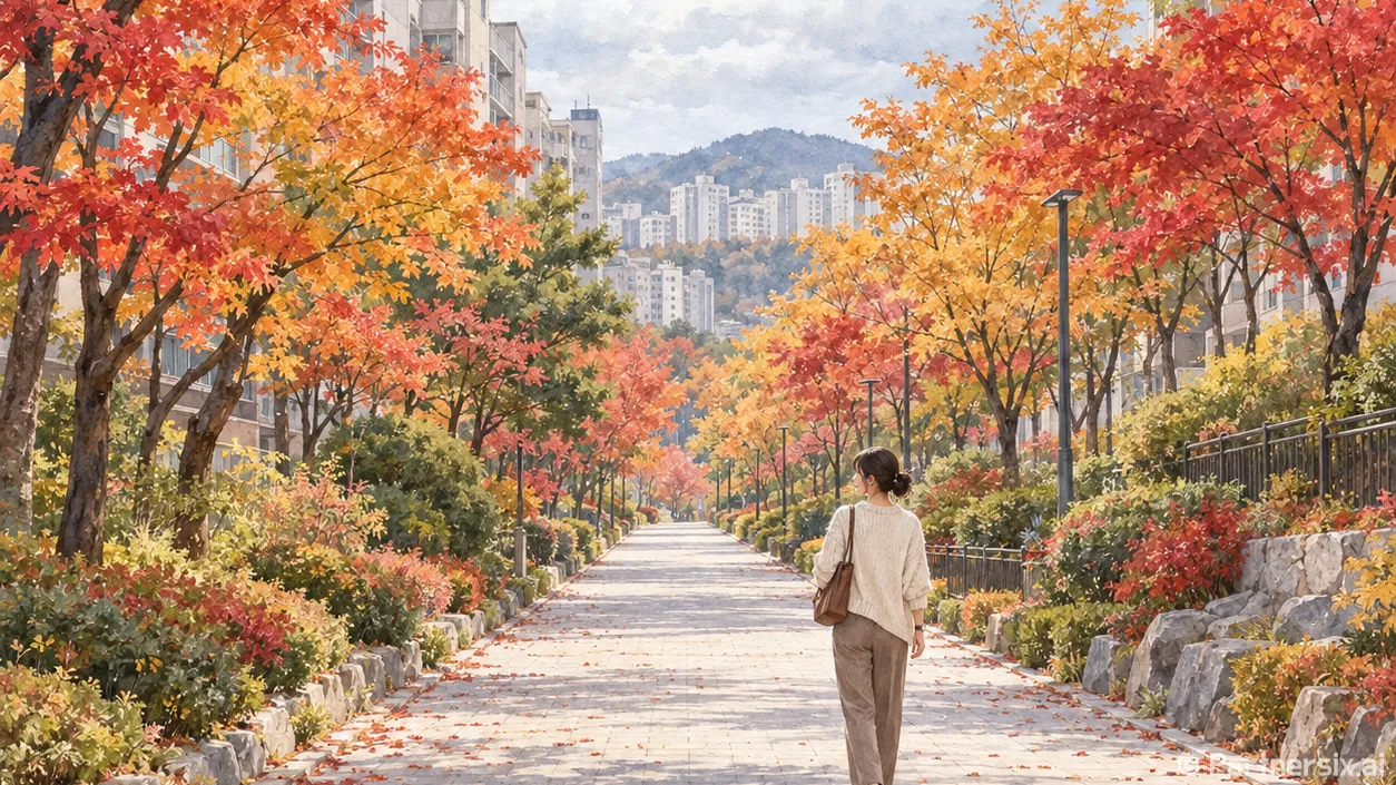 도심 숲길 계산택지 산책
