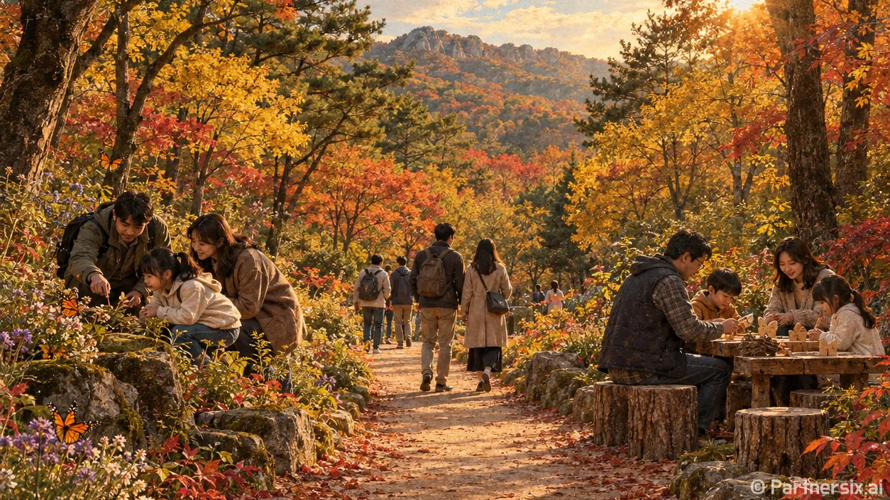 가을빛 품은 인천나비공원
