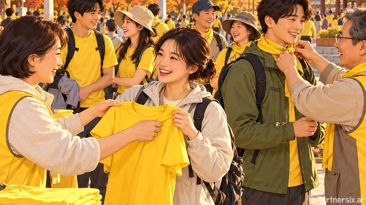 석양 따라 하나 된…