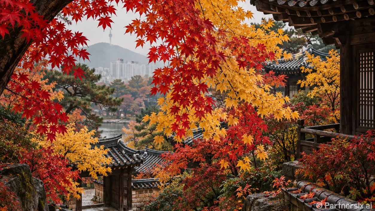 월미전통공원 가을 산책