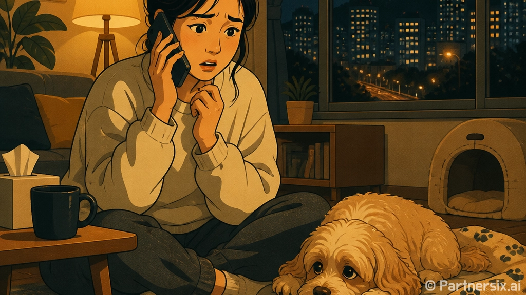 강아지 구토 설사할…