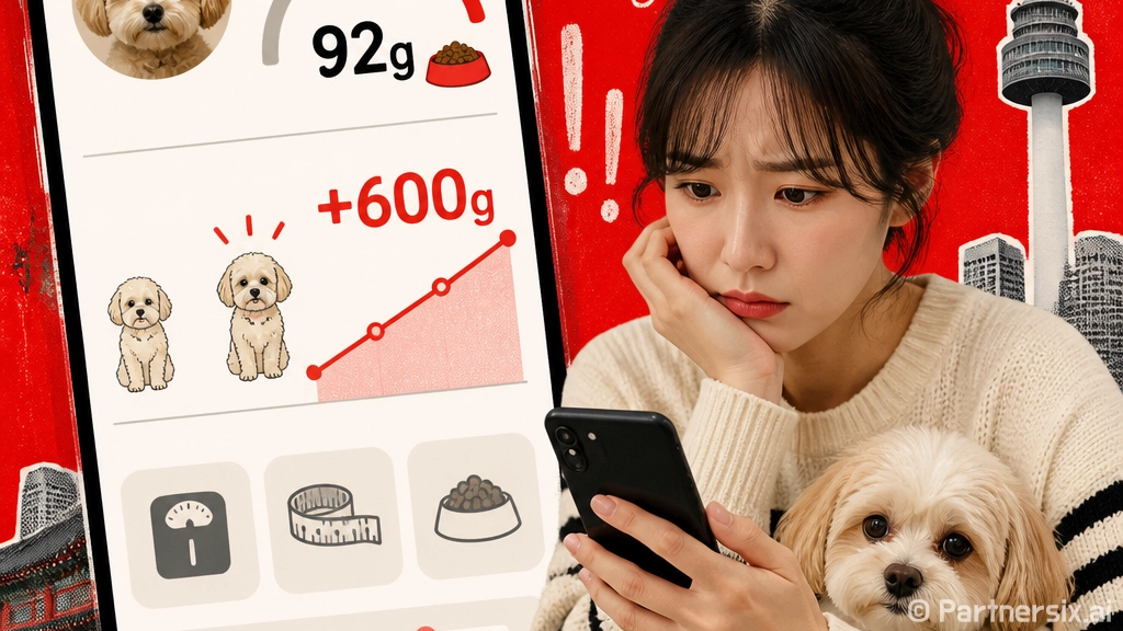 강아지 사료량 계산…