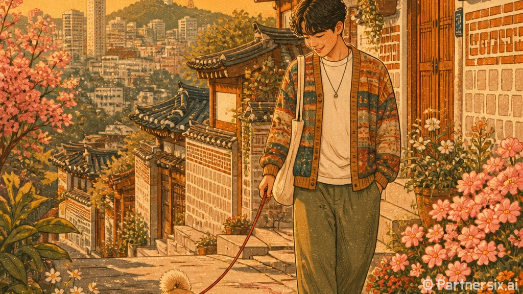 강아지 산책 시간 …