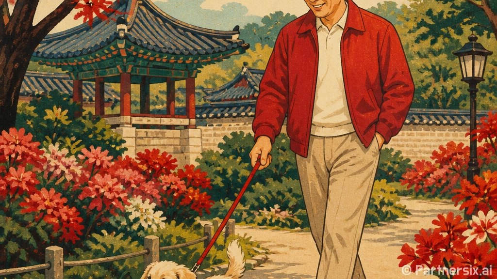 강아지 산책 시간 …