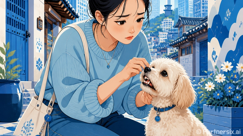 강아지 치석 스프레…