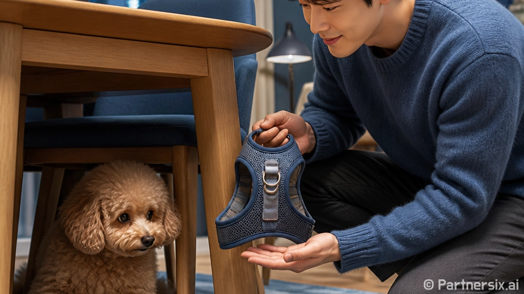 강아지 하네스 고르…