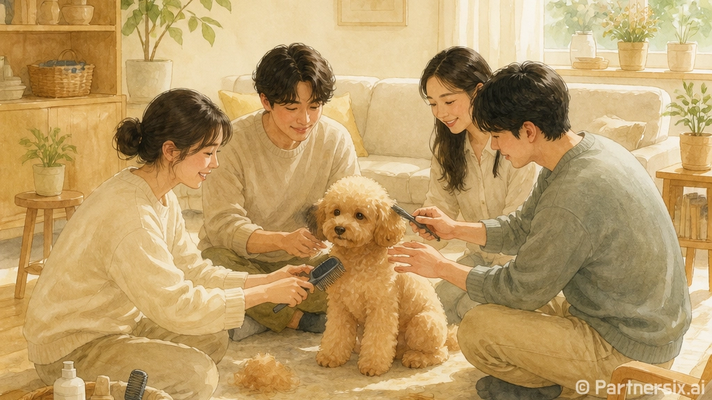 푸들 털빠짐 줄이려면 이렇게 관리하세요