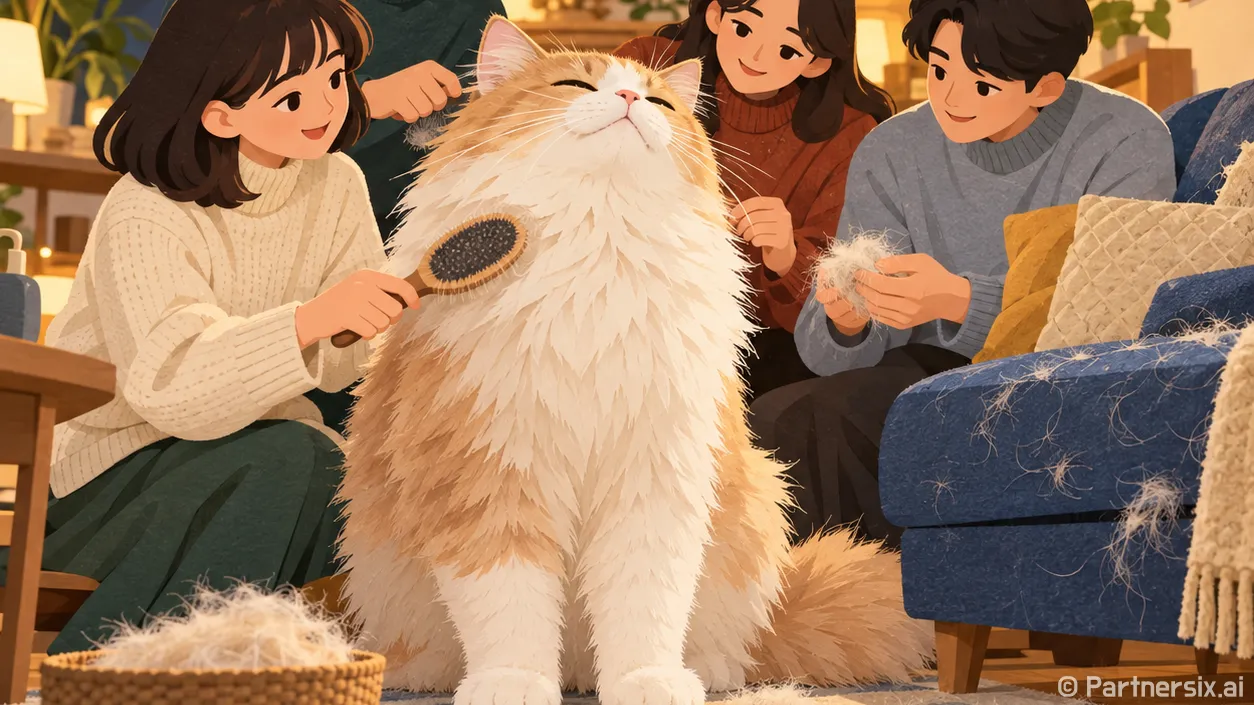 고양이 털빠짐 줄이려면 먼저 확인할 것들