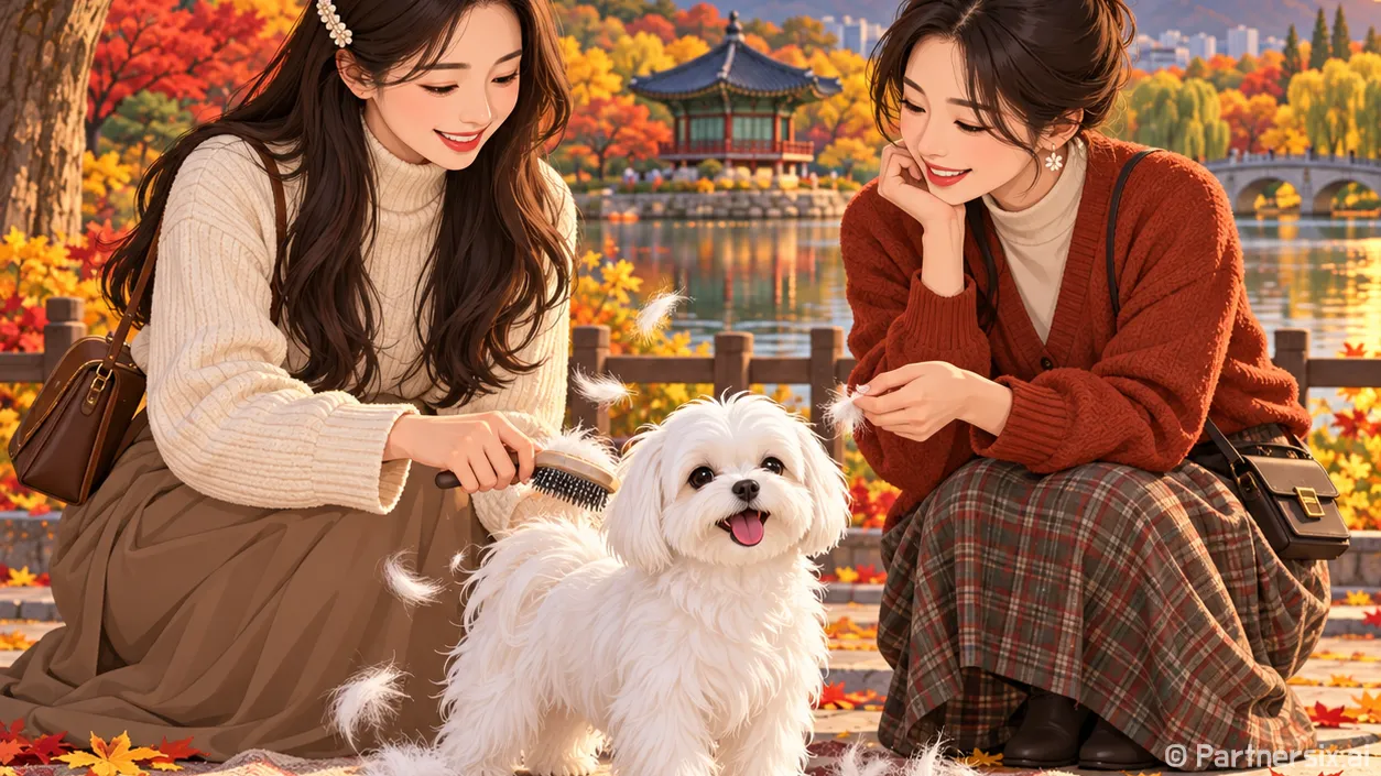 말티즈 털빠짐이 늘…