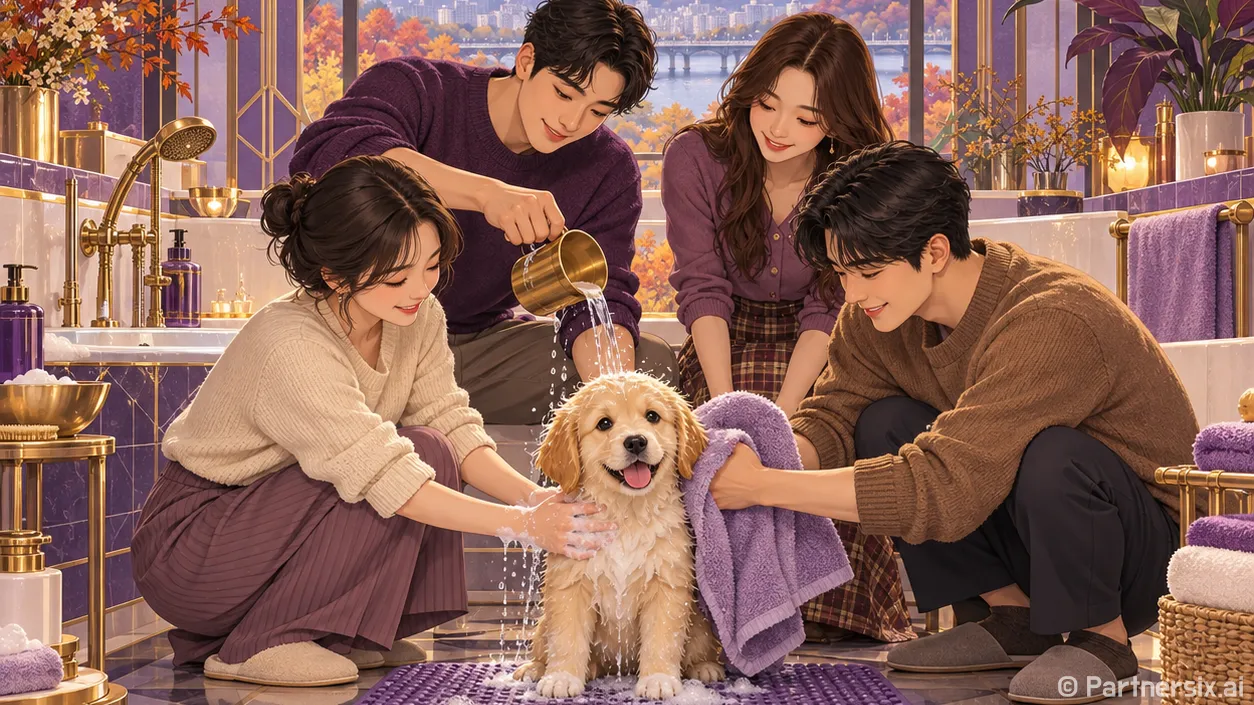 새끼강아지 목욕 처음부터 편하게 시키는 방법
