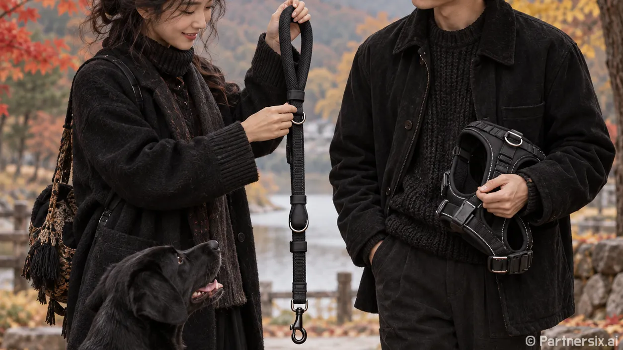 강아지 훈련용 목줄 고르고 적응시키는 방법