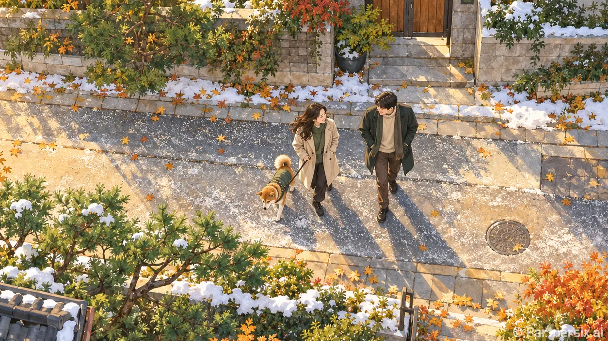 강아지 겨울 산책 안전하게 하는 방법