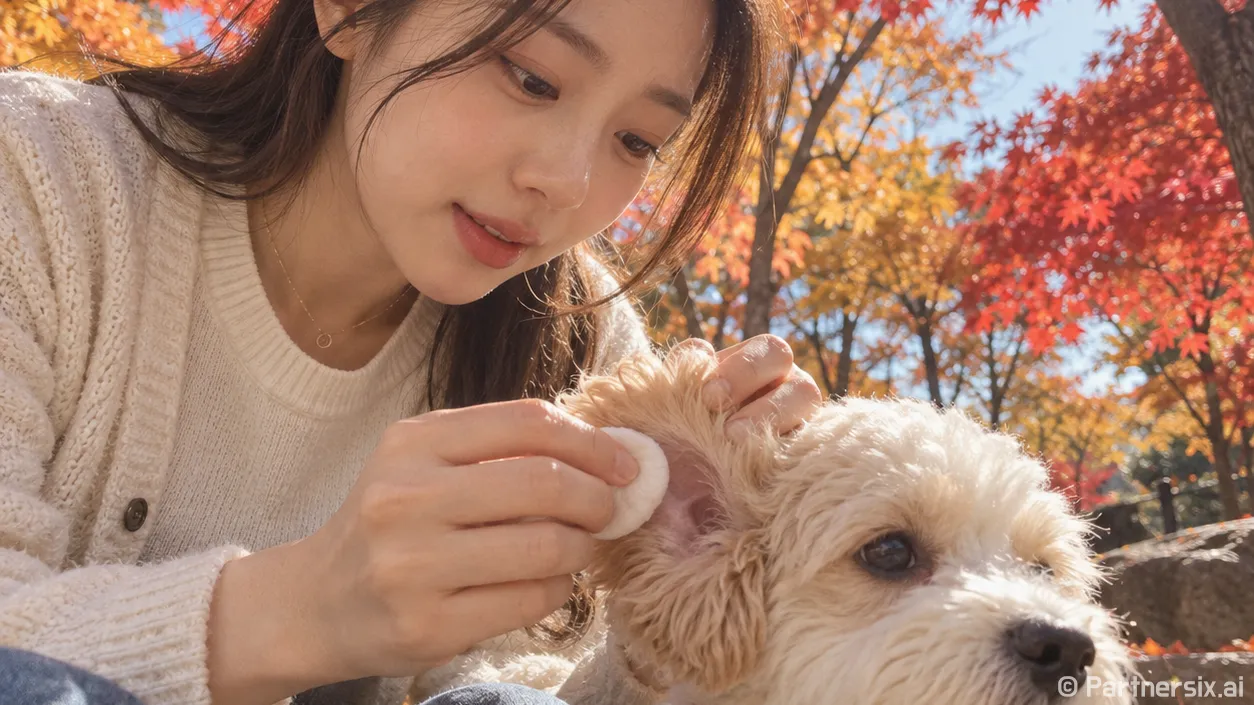 강아지 귀 청소 후 반응 이렇게 구별하세요