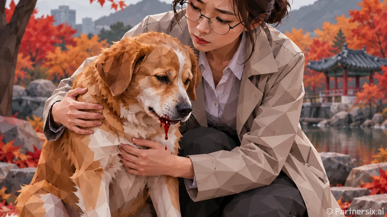 강아지 기침 피가 …