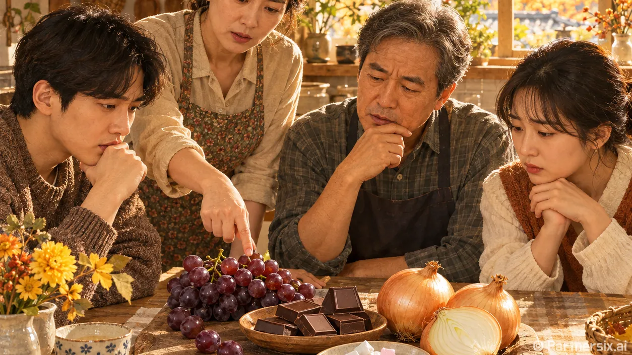 강아지 먹으면 안되는 음식 구분하는 방법