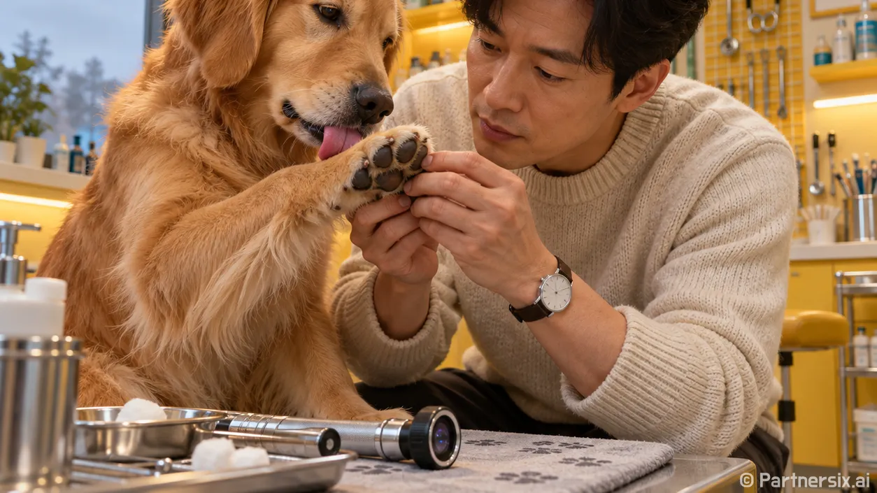 강아지 발핥기 해결방법은 원인부터 찾는 것입니다