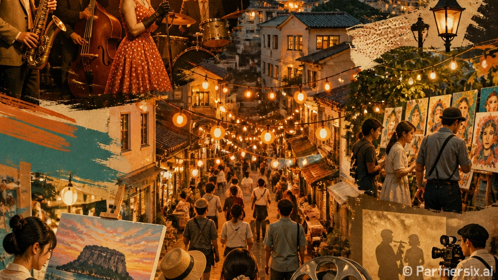 서귀포 원도심, 재즈와 영화로 물든 여름밤