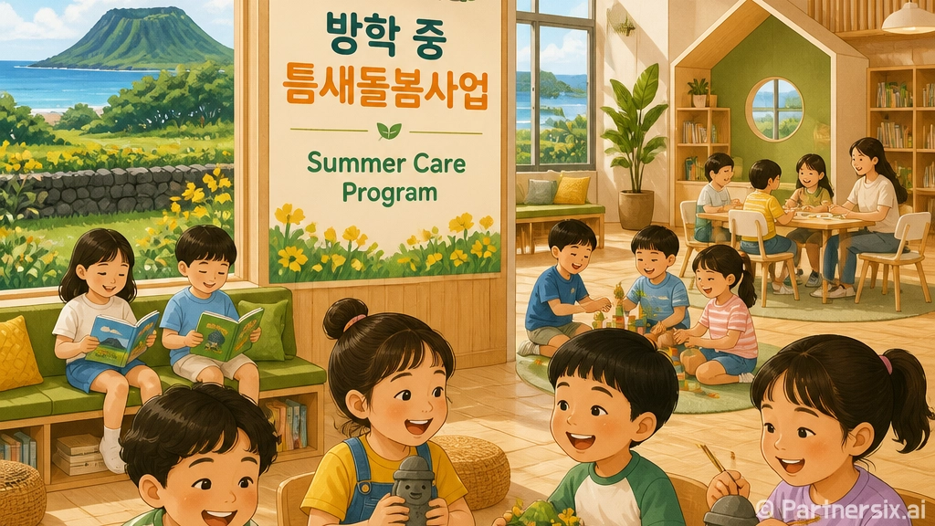 제주 방학 틈새돌봄 22곳 운영 시작